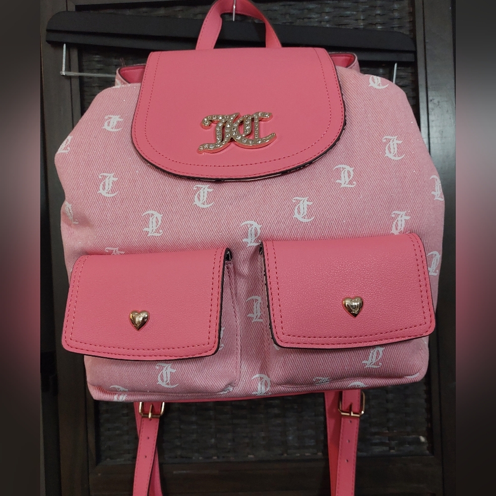 Juicy Couture Pack It Up Pink Lemonade Backpack Bag NWT
